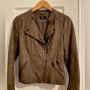 Only Ava Faux Leather Biker Jacket